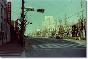 1980年-堀割交差点（明治通り）.JPG